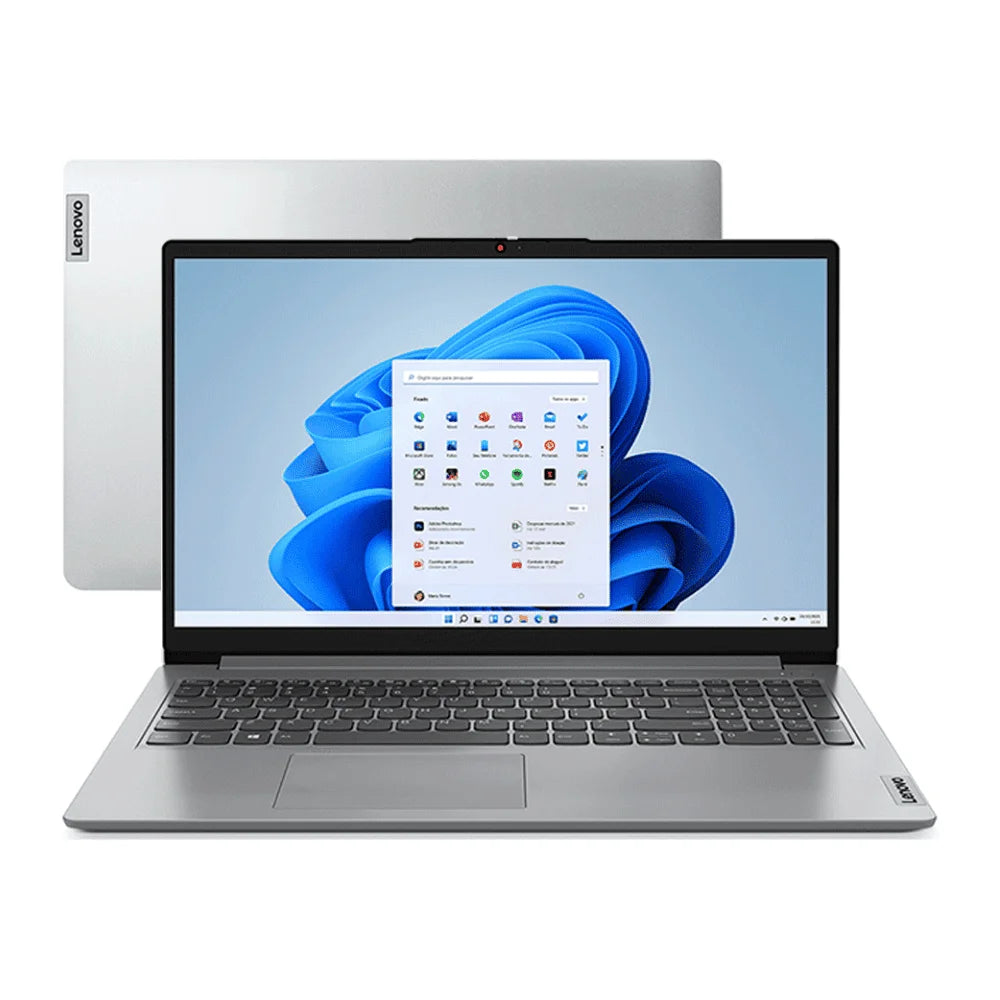 Notebook Lenovo 15,6” | i3 12ª Geração | 8GB RAM | SSD 256GB | Windows 11